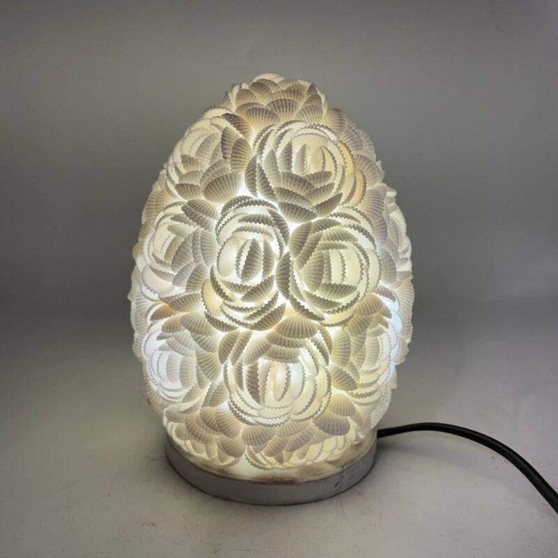 Rose Oval | Boho Musling Lampe | 15 cm. 2